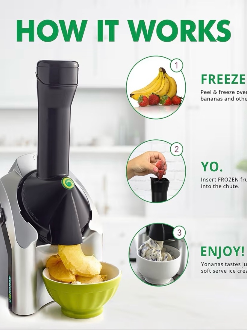 Yonanas frozen desert maker - Picture 5 of 7